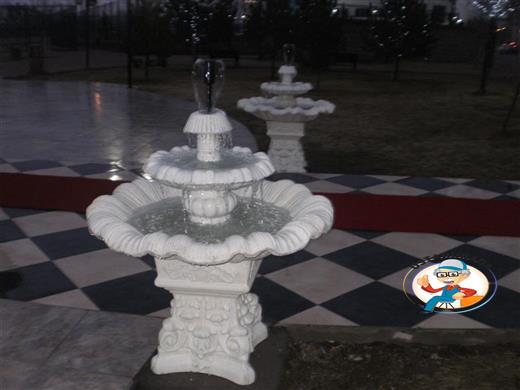 Cascade Beton Papatya Süs Havuzu