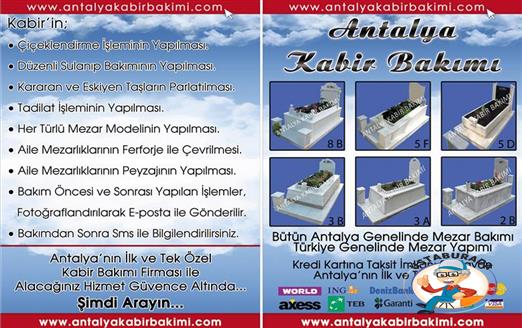 Antalya, Kabir, Bakımı, Mermer, Granit, Traverten, Mezar Modelleri, Fiyatları, Taşları, Yapım, Hizmetleri