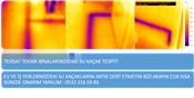 Termal Kamera İle Ev Ve İşyerlerinde Su Kaçak Tespiti