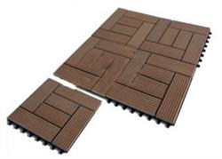 A Sınıfı 30X30 Cm  Kompozit Plastik Ahşap  Karo Deck